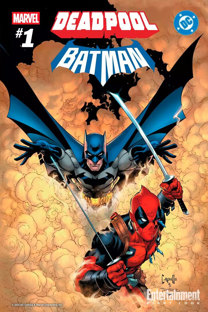 Portada de Deadpool/Batman #1 de Marvel Comics.
