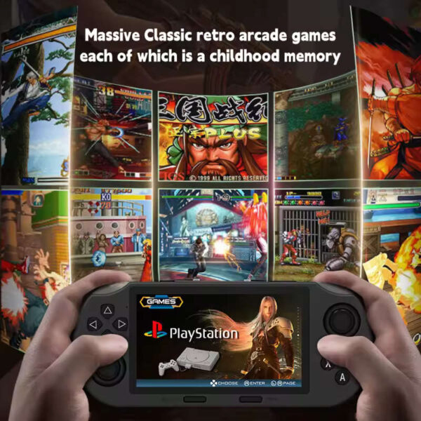 Nueva consola de juegos portátil Retro SF3000, máquina de juegos con pantalla IPS de 4,5 pulgadas, Mini reproductor de juegos portátil inalámbrico para niños, regalo para niños
