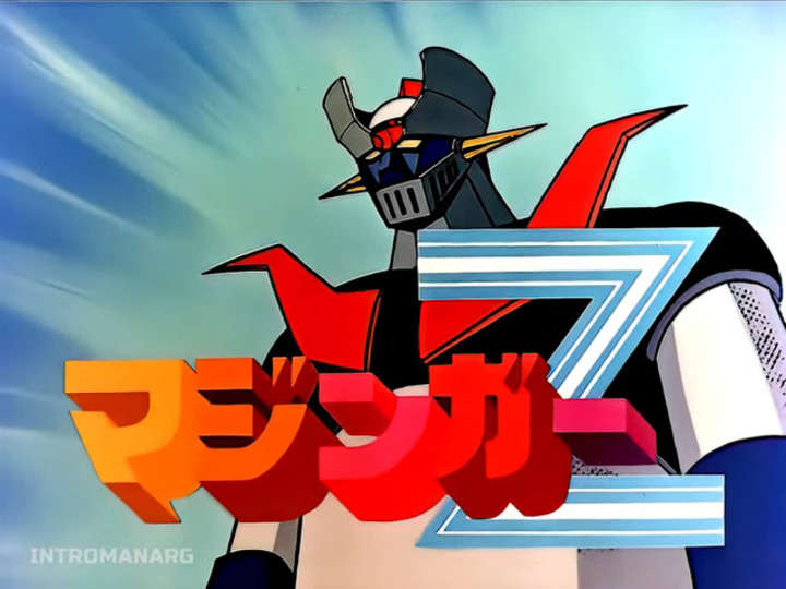 Fotograma de Mazinger Z de un vídeo de YouTube.
