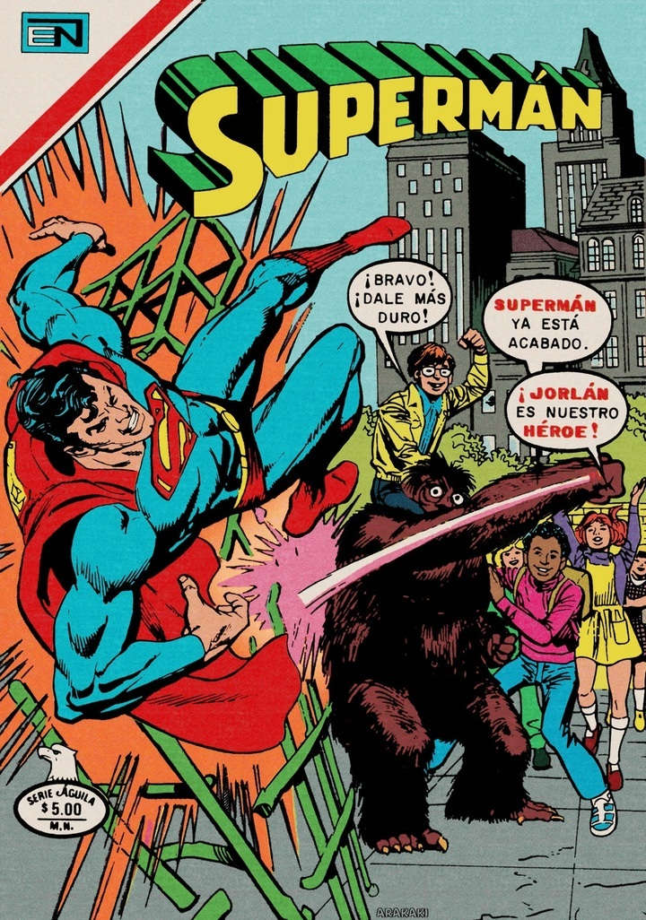 Portada de Superman No. 1308 de Editorial Novaro.