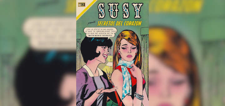 Portada del ejemplar 'Susy, Secretos del Corazón', Año VII - N°250 de Editorial Novaro.