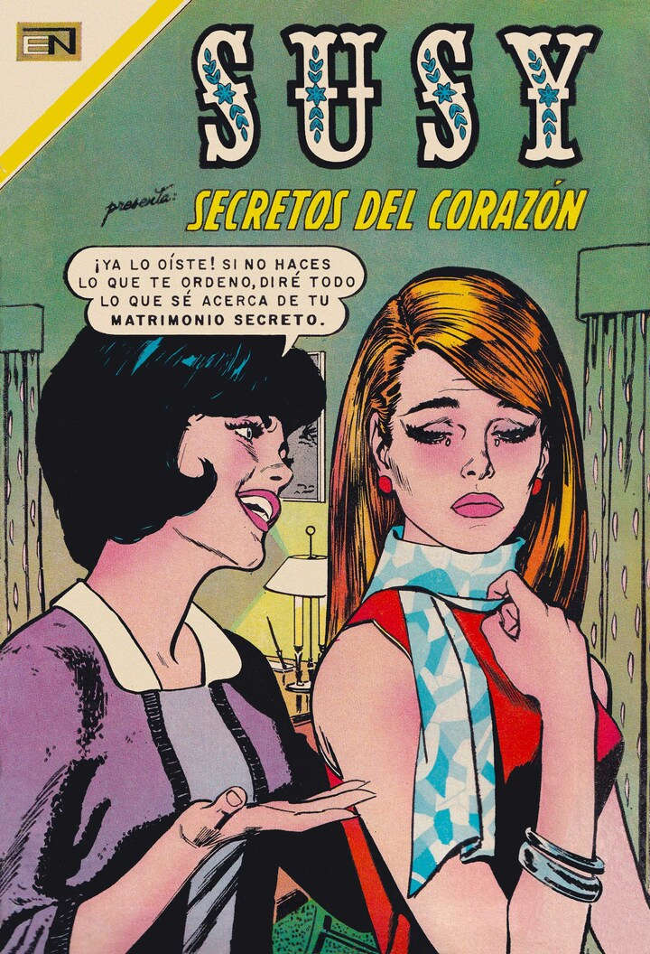 Portada del ejemplar 'Susy, Secretos del Corazón', Año VII - N°250 de Editorial Novaro.
